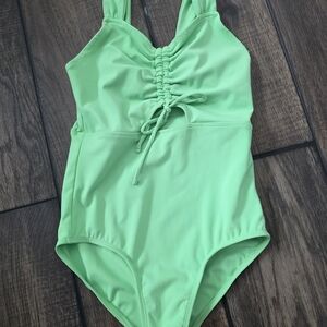 Kids Green Dance Leotard